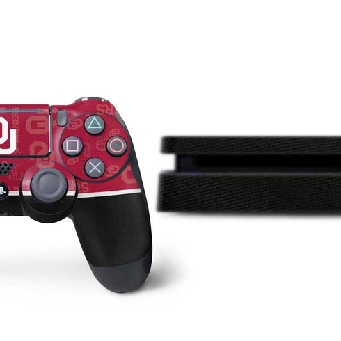 University of Oklahoma Split Jersey PS4 Slim Bundle Skin
