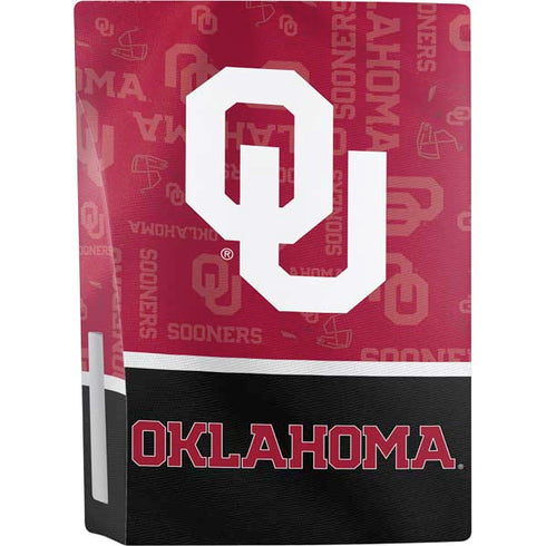 University of Oklahoma Split Jersey PS5 Console Skin