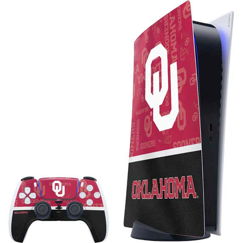 University of Oklahoma Split Jersey PlayStation PS5 Skins
