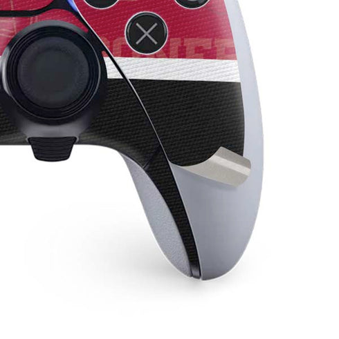 University of Oklahoma Split Jersey PS5 DualSense Edge Pro Controller Skin