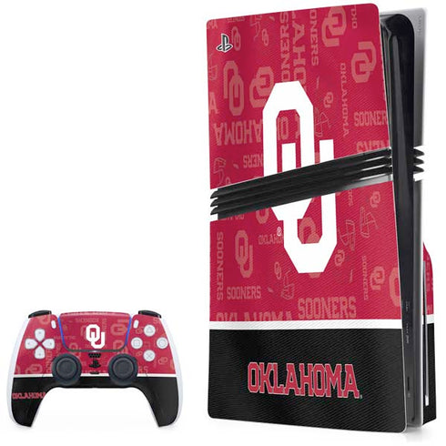University of Oklahoma Split Jersey PlayStation PS5 Skins