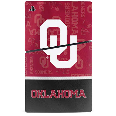 University of Oklahoma Split Jersey PS5 Slim Disk Bundle Skin