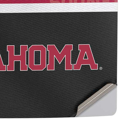 University of Oklahoma Split Jersey PS5 Slim Disk Console Skin