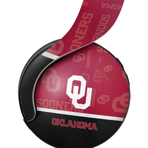 University of Oklahoma Split Jersey PULSE 3D Wireless Headset for PS5 Skin