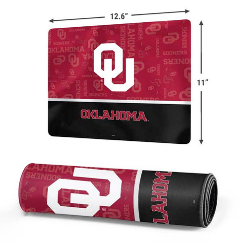 University of Oklahoma Split Jersey Gaming Mouse Pad