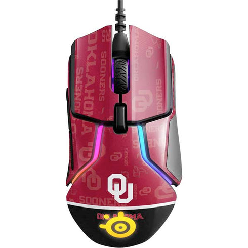University of Oklahoma Split Jersey SteelSeries Rival 600 Gaming Mouse Skin