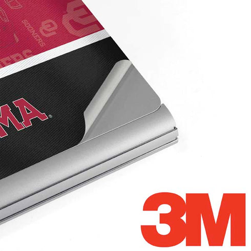 University of Oklahoma Split Jersey Surface Book 2 13.5in Skin
