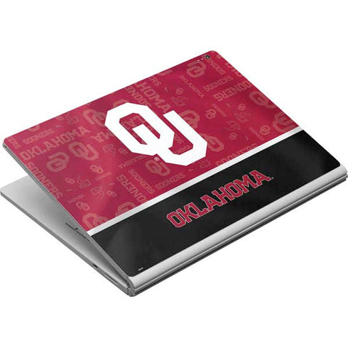 University of Oklahoma Split Jersey Surface Book Skin