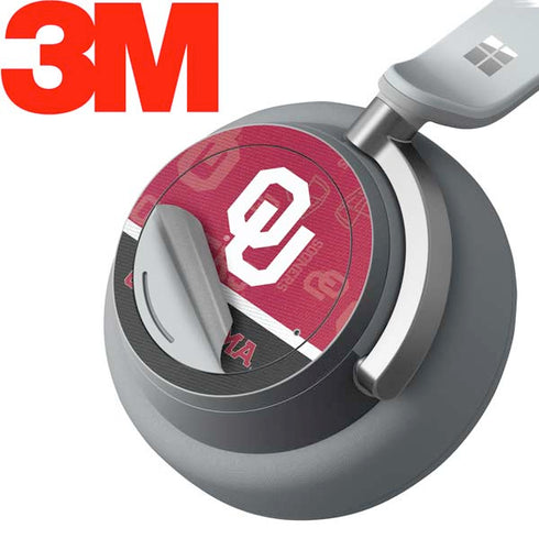 University of Oklahoma Split Jersey Surface Headphones Skin