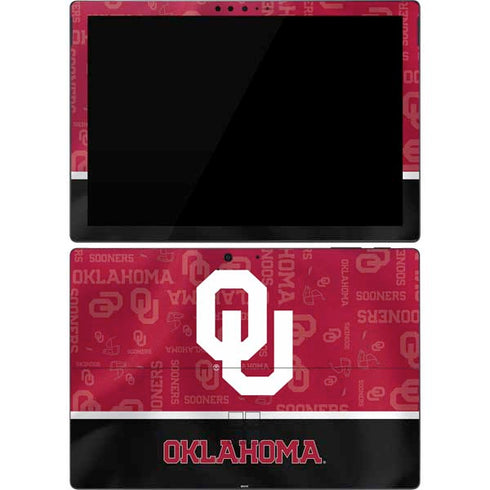 University of Oklahoma Split Jersey Surface Pro 7 Skin