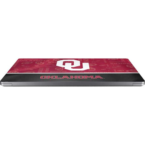 University of Oklahoma Split Jersey Universal Laptop 12in (9.8 x 6.8in) Skin