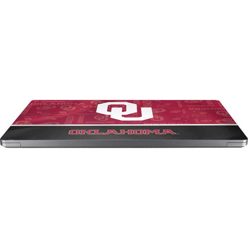 University of Oklahoma Split Jersey Universal Laptop 16.6in (13.4 x 9.7in) Skin