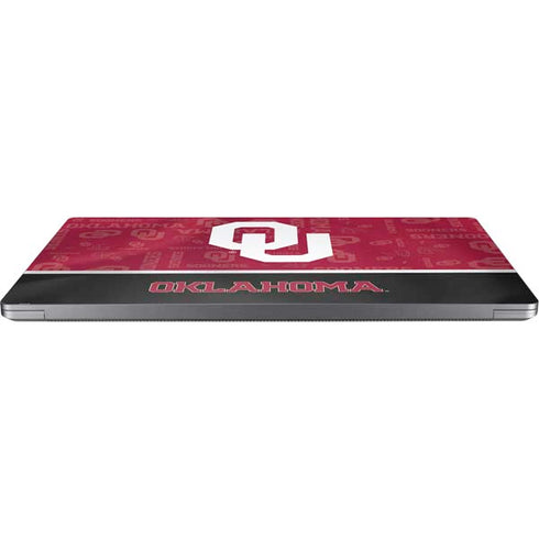 University of Oklahoma Split Jersey Universal Laptop 16in (13 x 9.4in) Skin