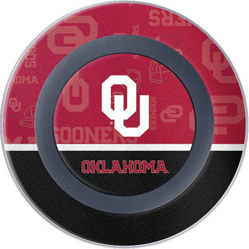 University of Oklahoma Split Jersey Wireless Charger Skin