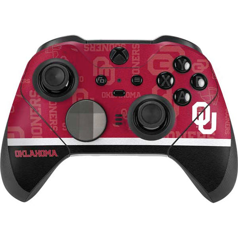 University of Oklahoma Split Jersey Xbox Elite Wireless Controller Series 2 Skin