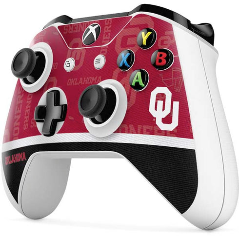 University of Oklahoma Split Jersey Xbox One S All-Digital Edition Bundle Skin