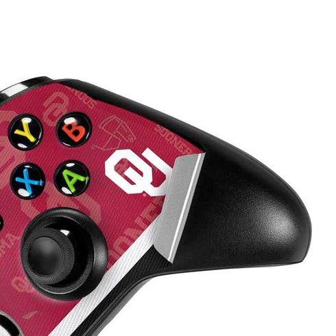 University of Oklahoma Split Jersey Xbox One S All-Digital Edition Bundle Skin