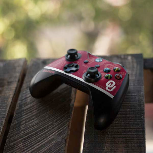 University of Oklahoma Split Jersey Xbox One S All-Digital Edition Bundle Skin