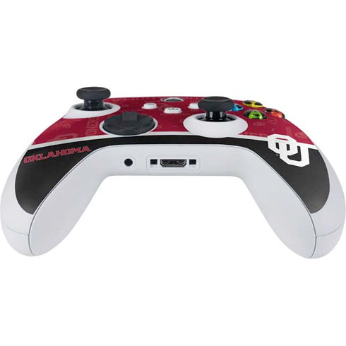 University of Oklahoma Split Jersey Xbox Series S Controller Skin