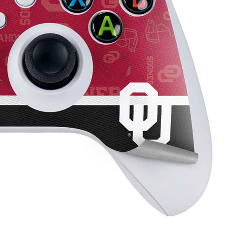 University of Oklahoma Split Jersey Xbox Series S Controller Skin