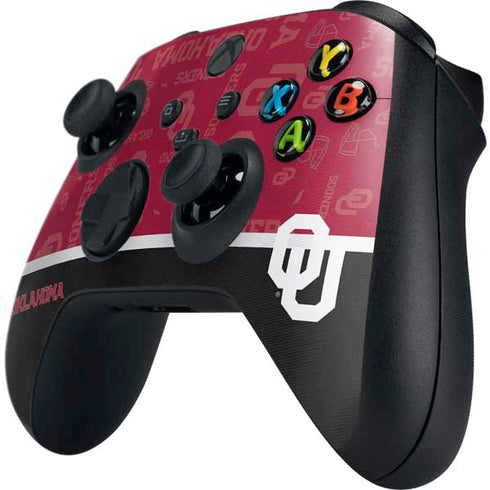 University of Oklahoma Split Jersey Xbox Series X Controller Skin