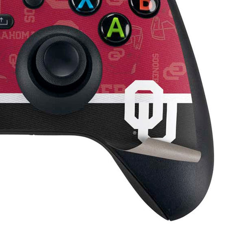 University of Oklahoma Split Jersey Xbox Series X Controller Skin
