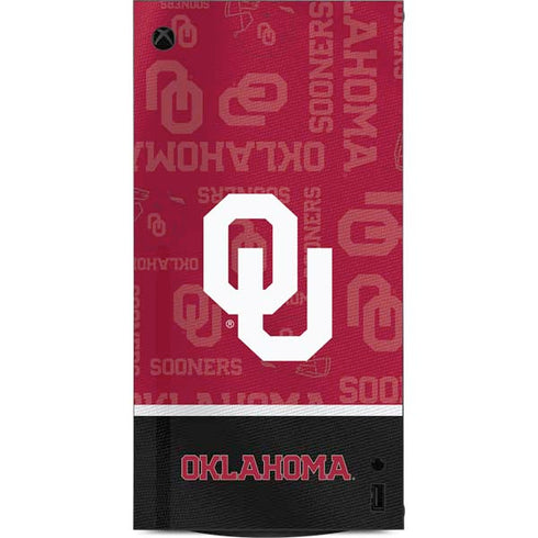 University of Oklahoma Split Jersey XBox Series X Digital Edition Console Skin