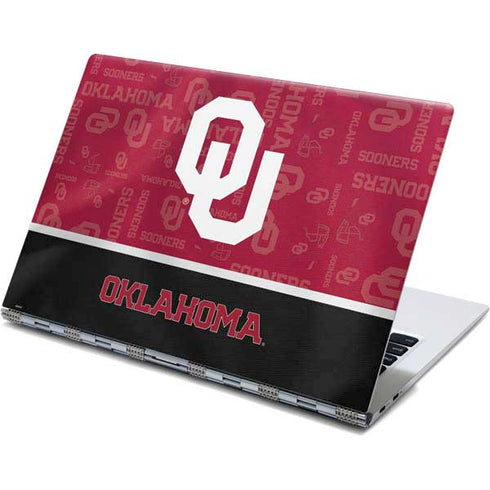 University of Oklahoma Split Jersey Yoga 910 2-in-1 14in Touch-Screen Skin