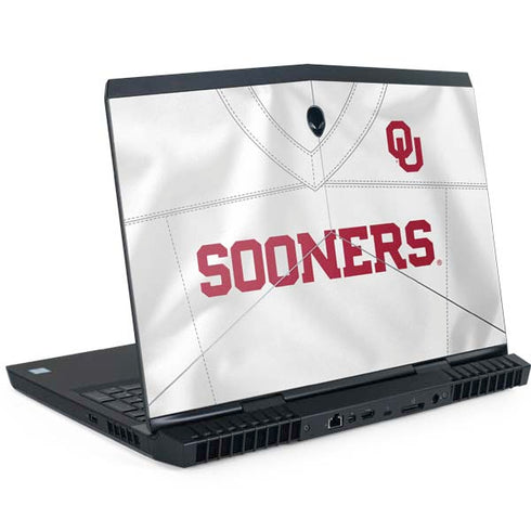 University of Oklahoma White Jersey Dell Alienware Skin