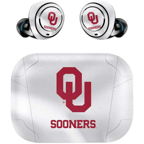 University of Oklahoma White Jersey Amazon Echo Buds Skin