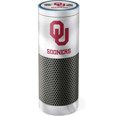 University of Oklahoma White Jersey Amazon Echo Skin