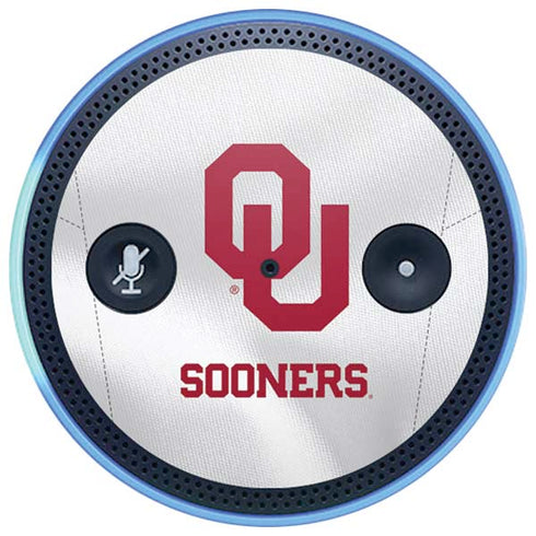University of Oklahoma White Jersey Amazon Echo Skin