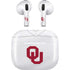University of Oklahoma White Jersey Apple AirPods (3rd Gen 2021) Skin