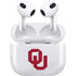 University of Oklahoma White Jersey Apple AirPods (3rd Gen 2021) Skin