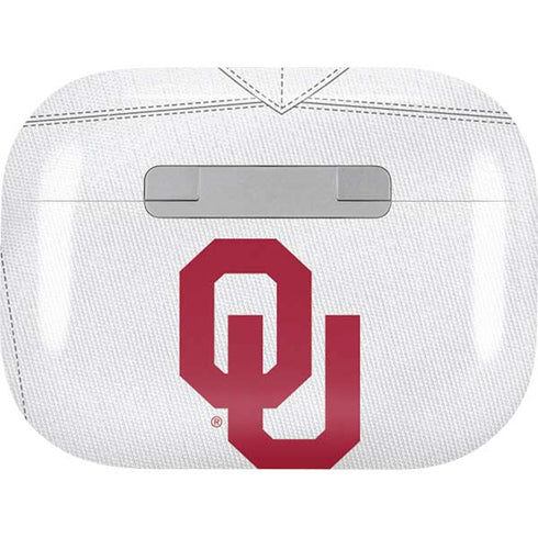 University of Oklahoma White Jersey Apple AirPods Pro Skin