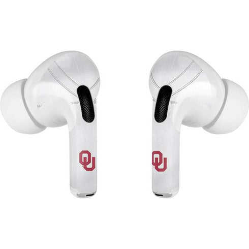 University of Oklahoma White Jersey Apple AirPods Pro Skin