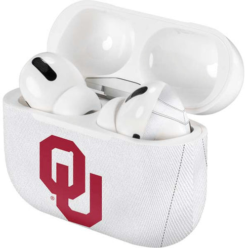 University of Oklahoma White Jersey Apple AirPods Pro Skin