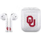 University of Oklahoma White Jersey Apple AirPods Skin