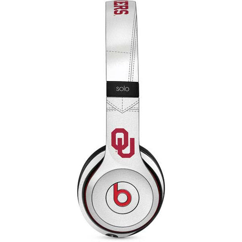 University of Oklahoma White Jersey Beats Solo 2 Wireless Skin