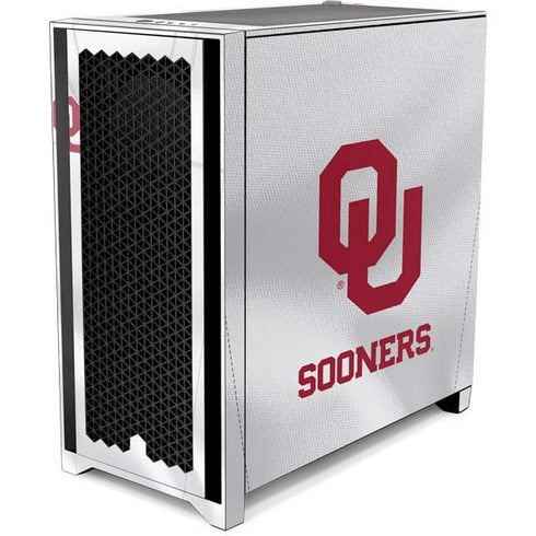 University of Oklahoma White Jersey Corsair 4000D Tempered Glass Mid-Tower ATX Case Skin