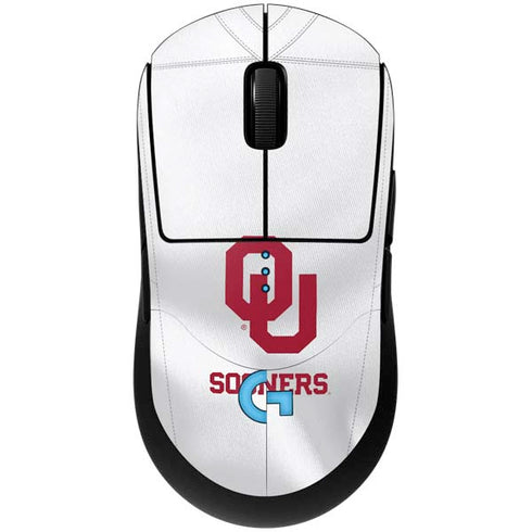 University of Oklahoma White Jersey G Pro Wireless Gaming Mouse Skin
