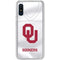 University of Oklahoma White Jersey Galaxy A10e Clear Case