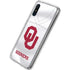 University of Oklahoma White Jersey Galaxy A10e Clear Case