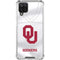 University of Oklahoma White Jersey Galaxy A12 Clear Case
