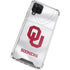 University of Oklahoma White Jersey Galaxy A12 Clear Case