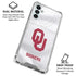University of Oklahoma White Jersey Galaxy A13 5G Clear Case