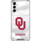 University of Oklahoma White Jersey Galaxy A14 5G Clear Case