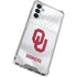 University of Oklahoma White Jersey Galaxy A14 5G Clear Case
