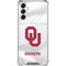 University of Oklahoma White Jersey Galaxy A15 5G Clear Case