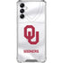 University of Oklahoma White Jersey Galaxy A15 5G Clear Case